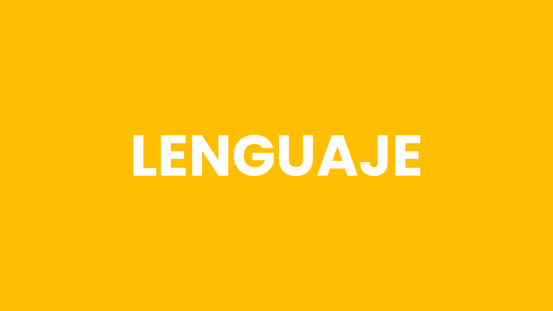 Lenguaje